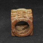 Antiker Hetian Jade Cong Vor 1800